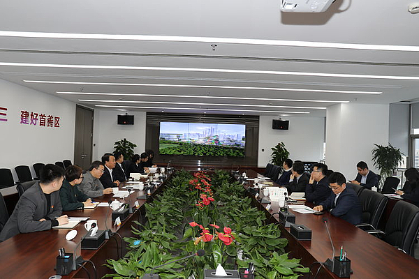 杜万坤接待陕西金融控股集团有限公司总经理丁德明一行