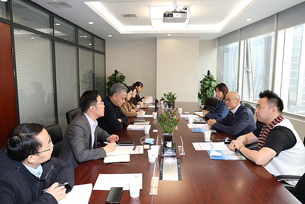 高新金控集团董事长解严接待青岛少海汇公司合伙创始人柴罡一行