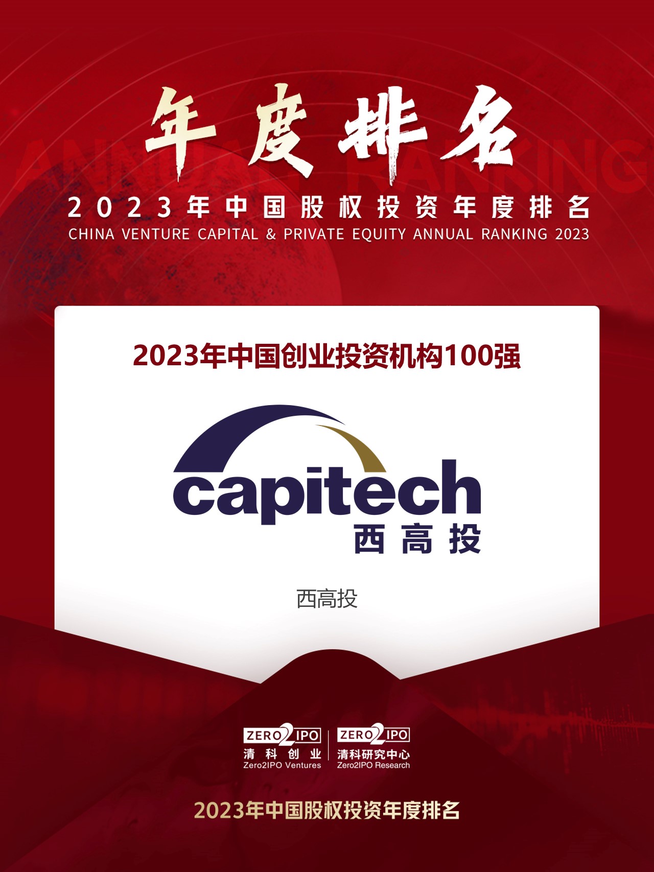 黑料网
蝉联2023年中国创业投资机构100强